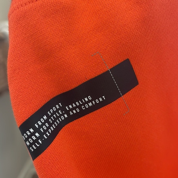 NWT Adidas Orange Hoodie Size S - Picture 5 of 5